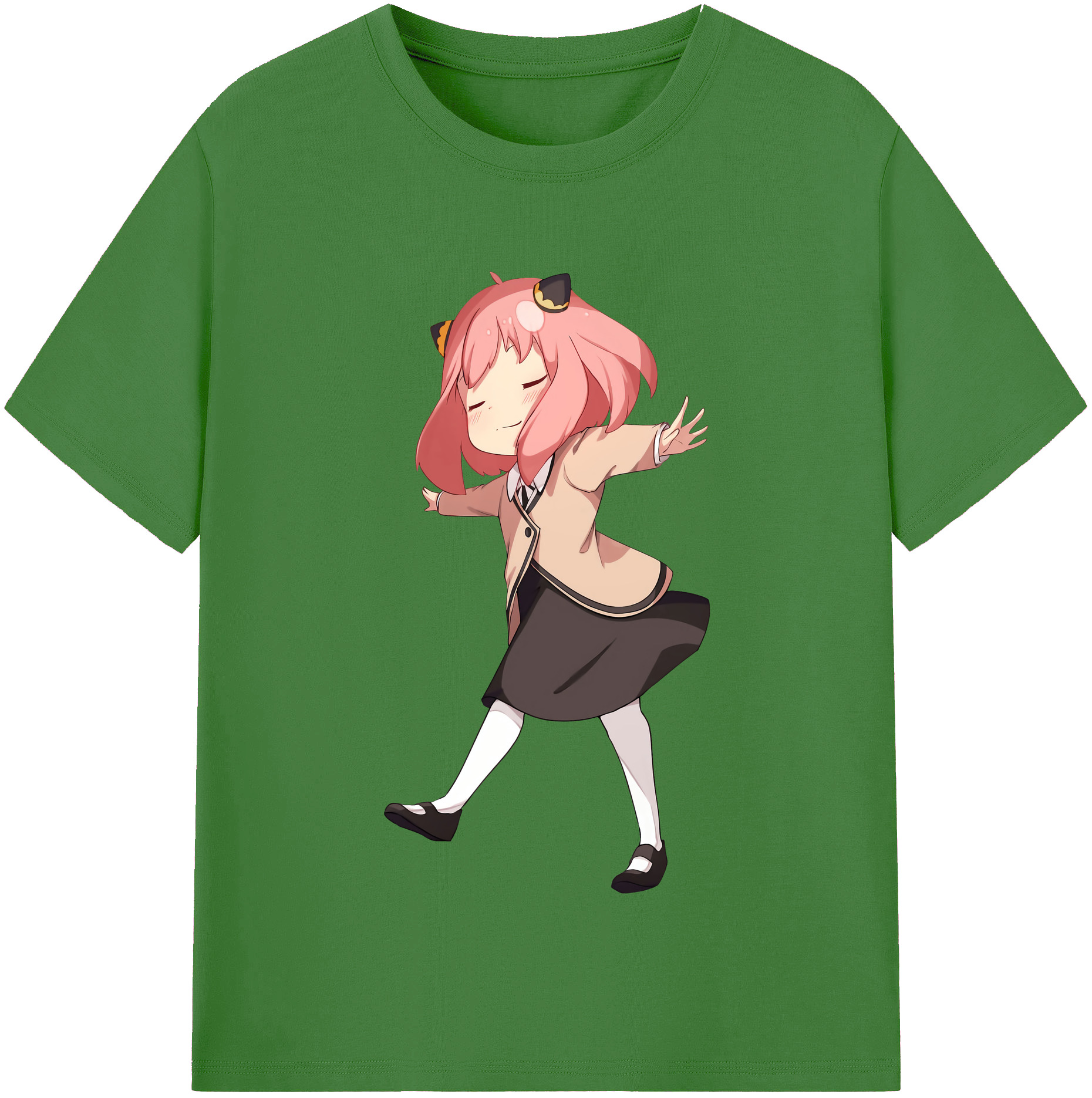 （画像用） SPY×FAMILY间谍家家酒 レディースカジュアルプリントTシャツ（綿100％）